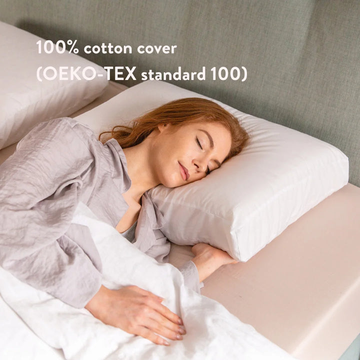 British Wool Pillow - Medium Loft putnams natural chemical free back neck pain OEKO-TEX standard 100