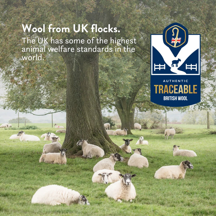 British wool duvet winter weight thickest thick 100% cotton OEK TEX STANDARD 100 filling & cover. Handmade in the UK.