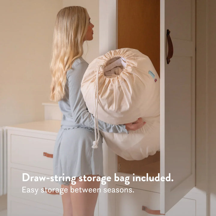 British wool duvet winter weight thickest thick 100% cotton OEK TEX STANDARD 100 filling & cover. Handmade in the UK.