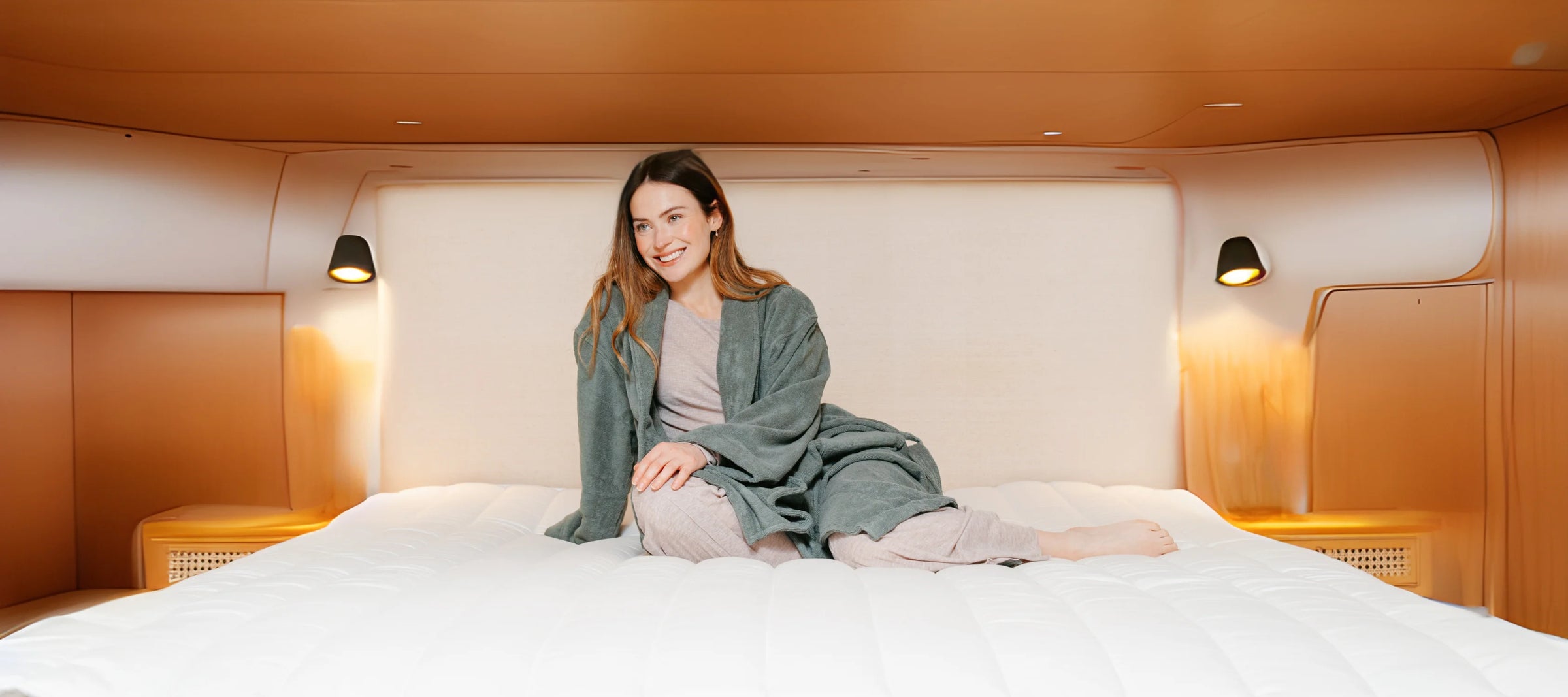 natural boat mattress made to size in the UK