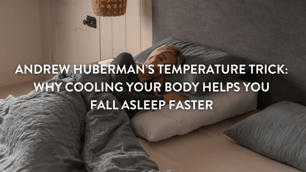 Person sleeping on an all natural Putnams bed mattress topper and pillow 