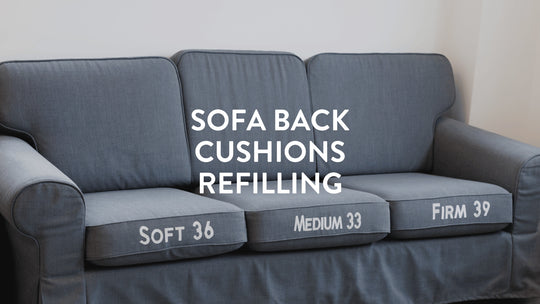 Sofa-Rückenkissen nachfüllen