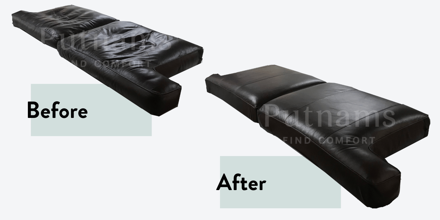 dark leather sofa cushion refilling re foaming sponge hard high density