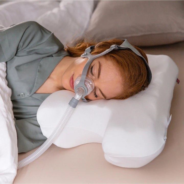 Advanced CPAP Pillow Sleep Apnoea - Putnams air into eyes pain red lines discomfort side sleeping