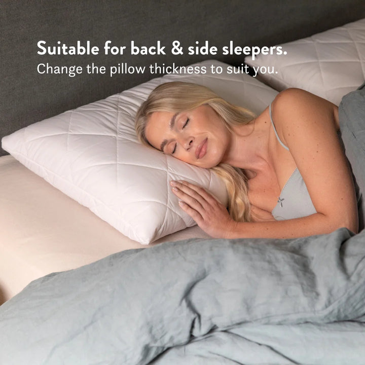 British Wool Duvet & Pillow Set - 100% cotton Bundle - hypoallergenic, natural OEKO tex standard 100, handmade in the UK, breathable, temperature regulating, anti-dust mite. Bedding set.