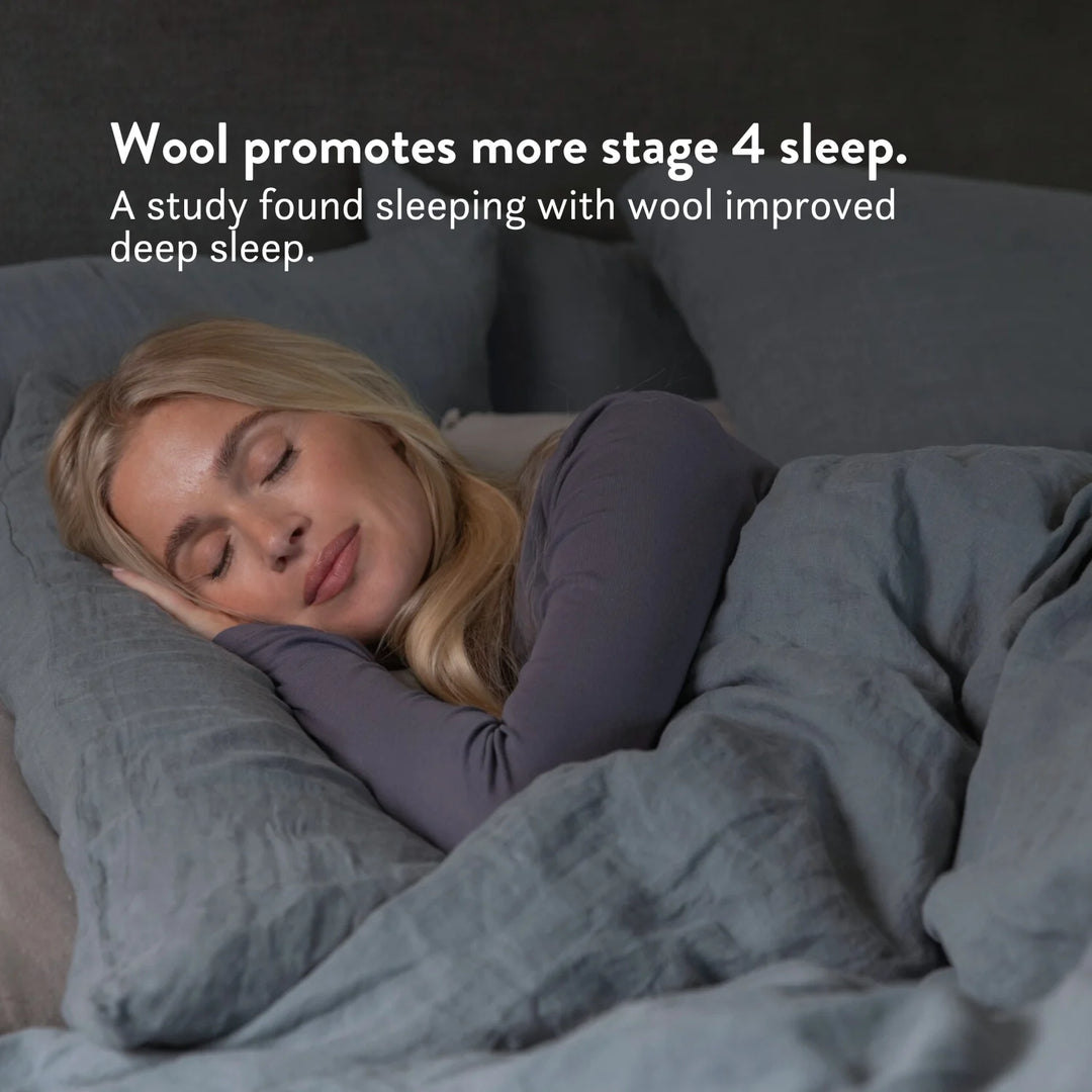 Wool promoted more stage 4 deep sleep. Natural 100% British Wool Mattress Topper thick handmade in the UK 100% cotton OEKO TEX Standard 100