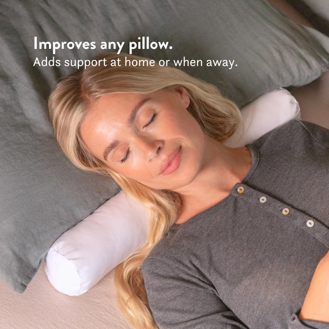 Cervical Roll - cervical spondylosis Neck Support Pillow Insert - Putnams Tube roll pillow improves any pillow adds support at home or when away
