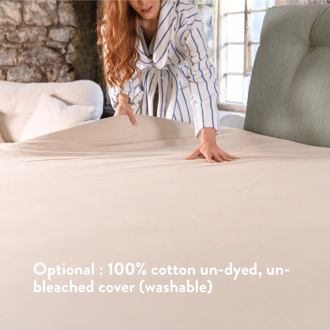 Graphite Latex Mattress Topper - Putnams UK OEKO TEX natural 