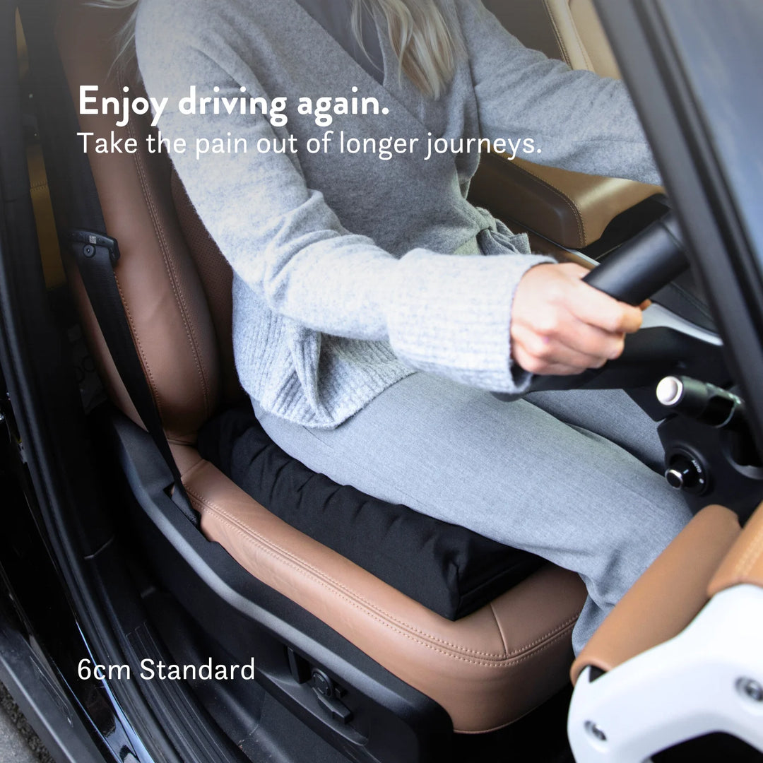 Proximal Hamstring Tendinopathy Cushion for office, car, driving, dining chair, armchair and sofa. Handmade in the UK with a 2 year guarantee. High density foam.