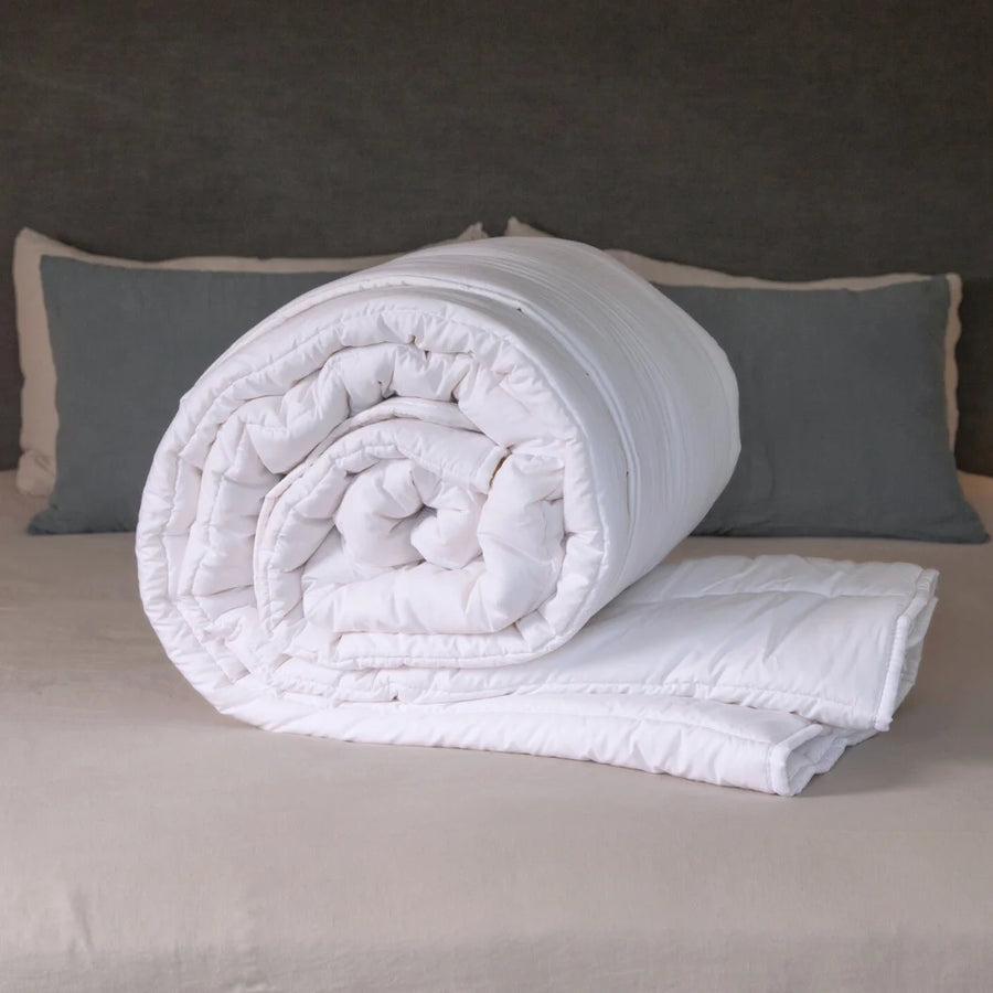 British wool duvet winter weight thickest thick 100% cotton OEK TEX STANDARD 100 filling & cover. Handmade in the UK. 