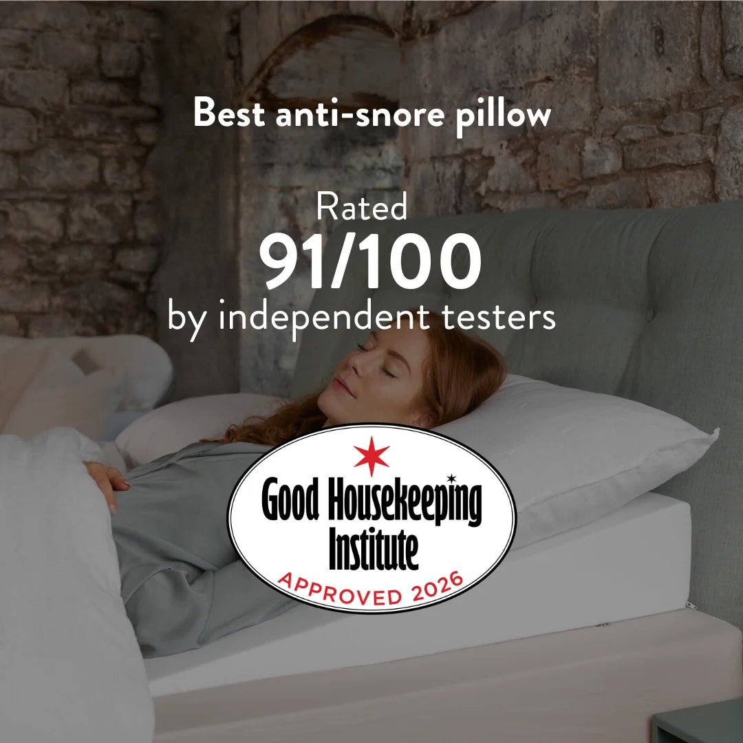 Best rated pillow for snoring and heartburn 2026 UK reviews tested by the Independent the Telegraph Good Houskeeping