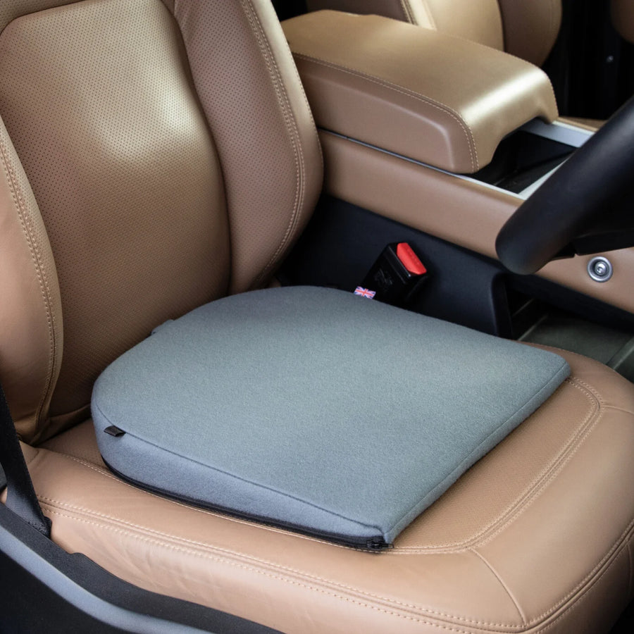 8° Degree sitting Wedge car cushion pillow working from home office chair improve back pain hip knees above - Putnams high density