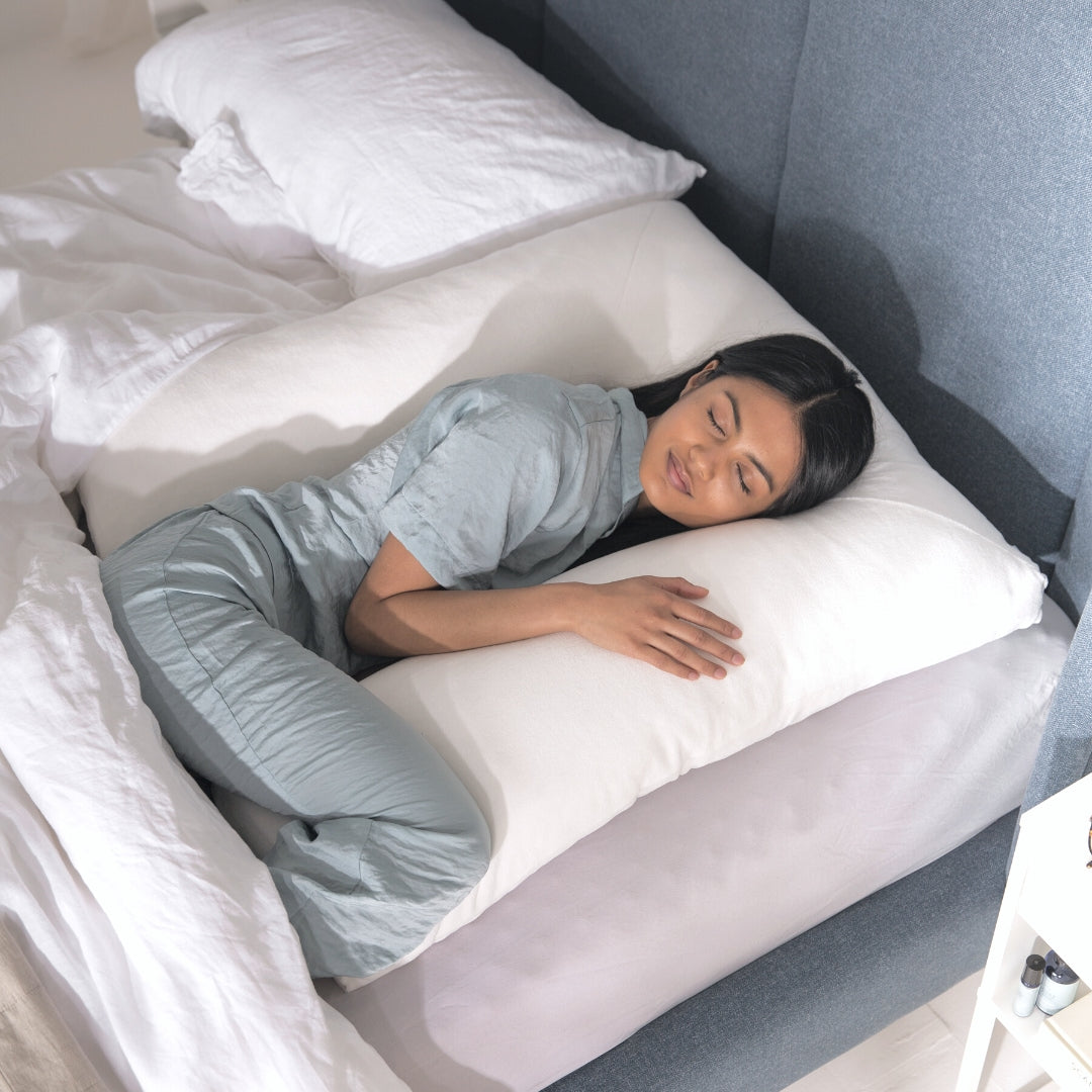 Cuddle Support Pillow - U Shape - Putnams super soft cover teddy fleece pregnancy