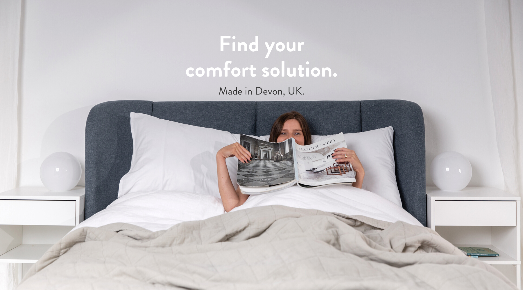 Putnams - Find Comfort - Pillows for Sleep & Wellness - UK Made
