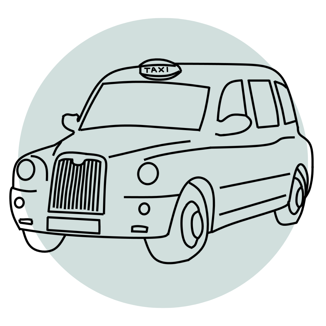 black cab london taxi seats company 80's