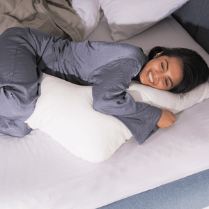 V Shaped British Wool Pillow - 100% Cotton Cover