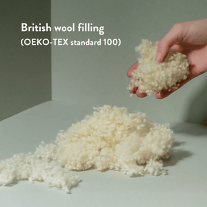 British Wool Knee Pillow - Natural